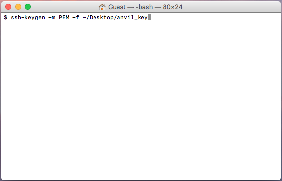 ssh keygen mac