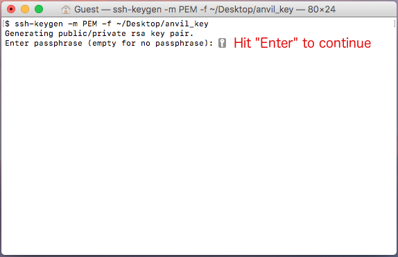 ssh keygen mac