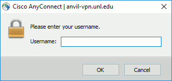 Cisco prompting to enter username