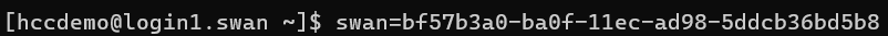 terminal with swan set equal to UUID code